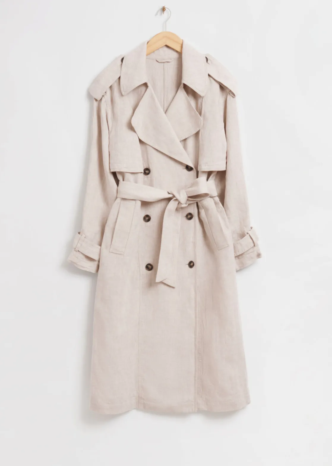 Linen Trench Coat
