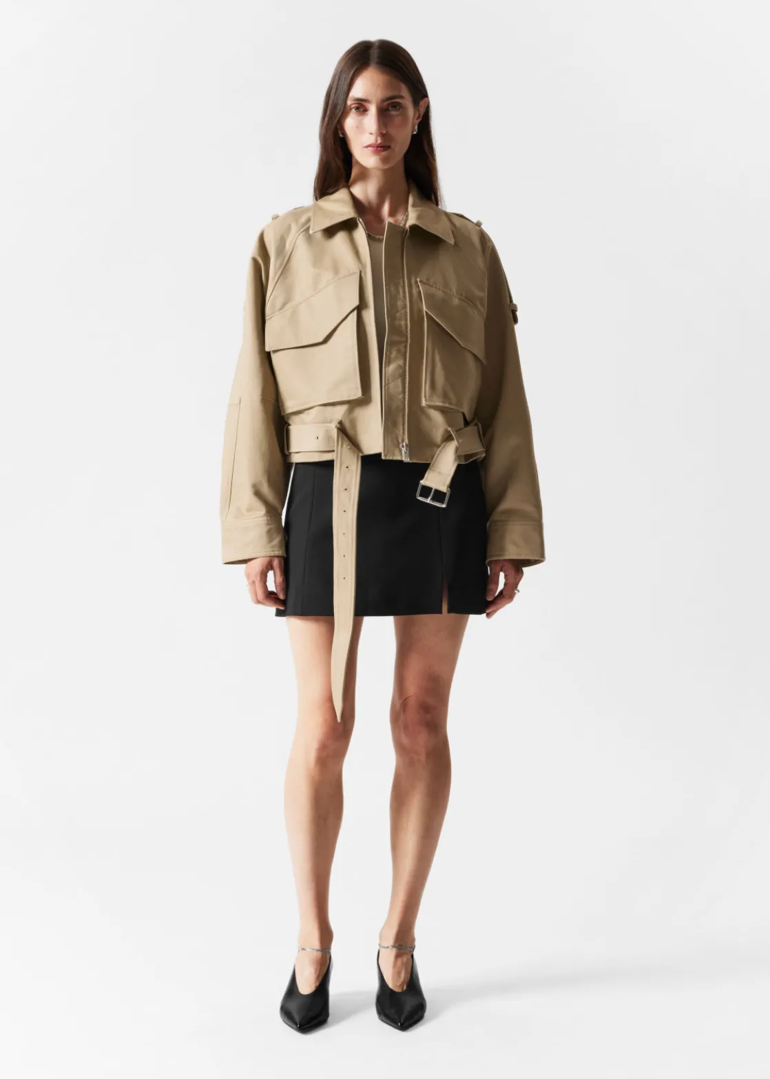 High-Waist Mini Skirt