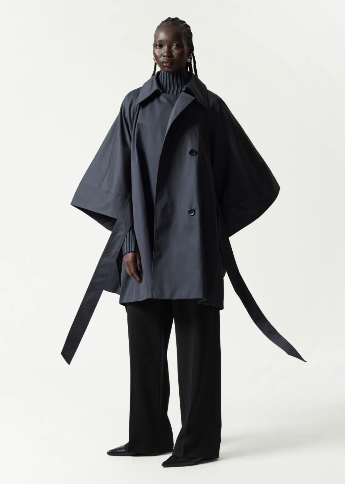 Oversized Trenchcoat Cape