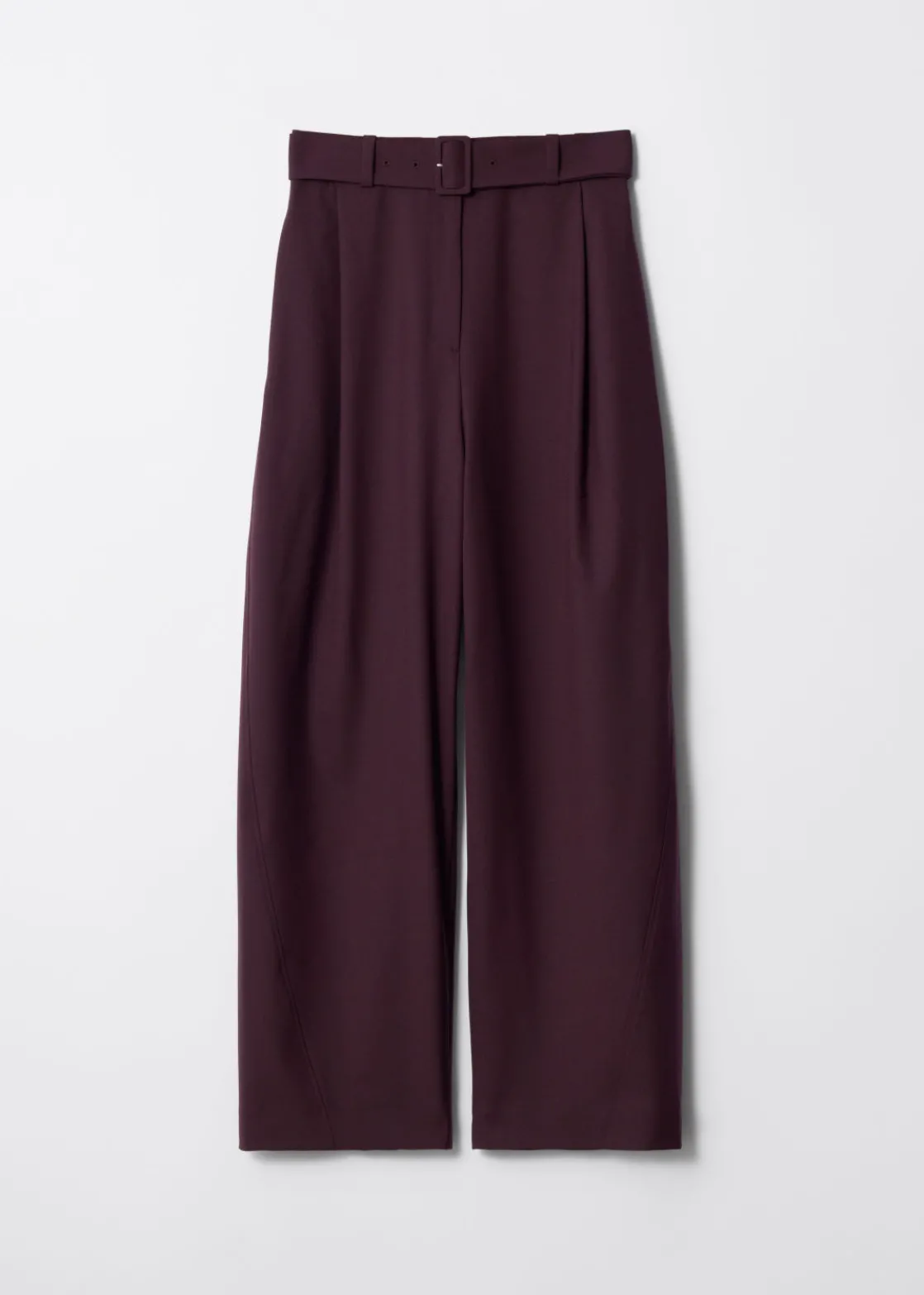 Tailored Barrel-Leg Trousers