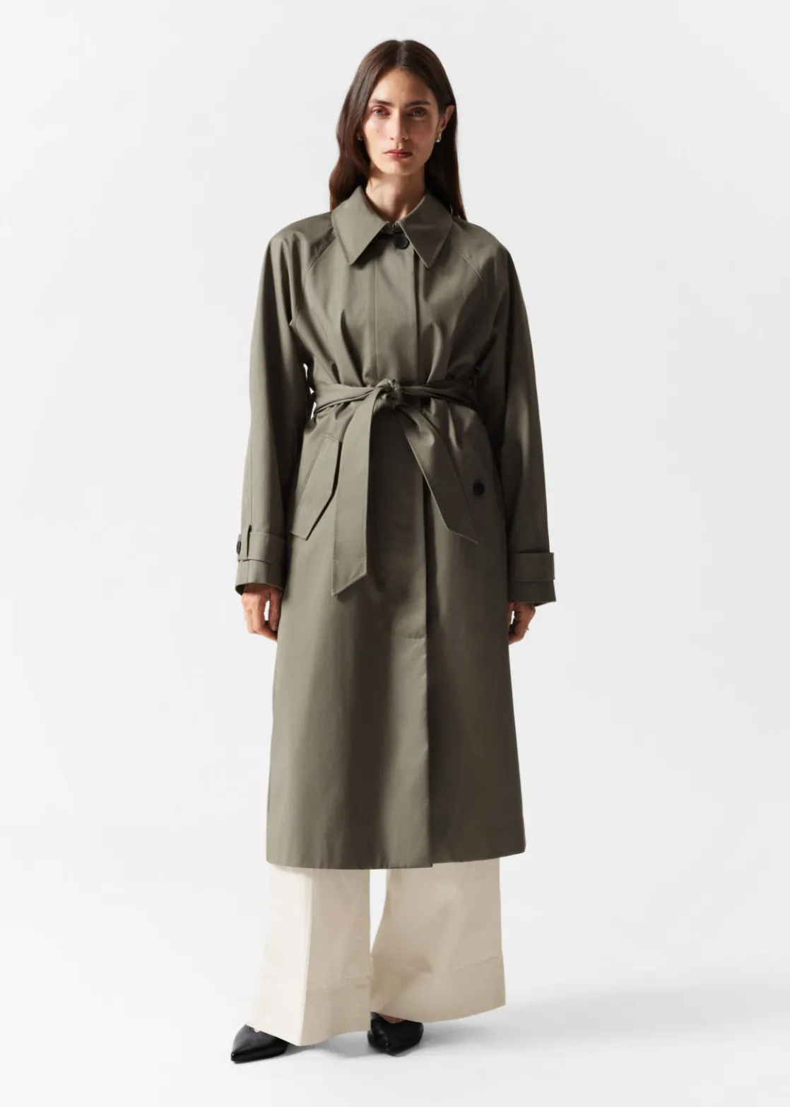 Single-Breasted Trench Coat