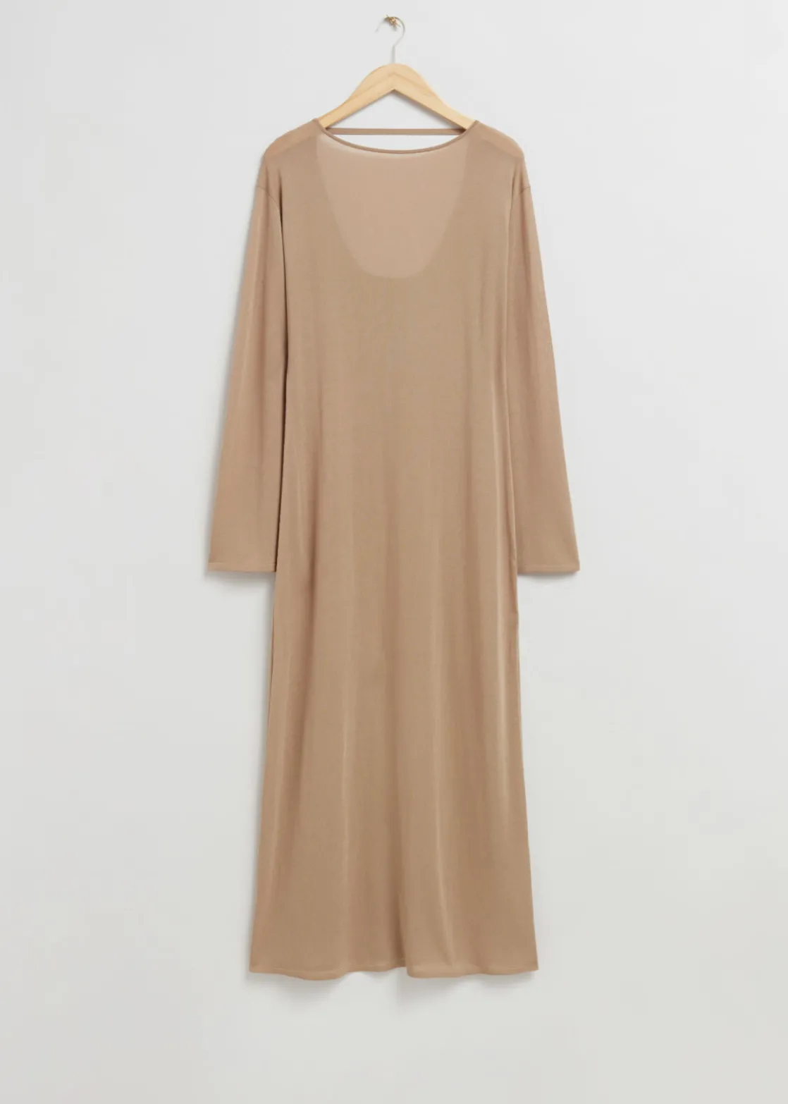 Boat Neck Maxi Dress