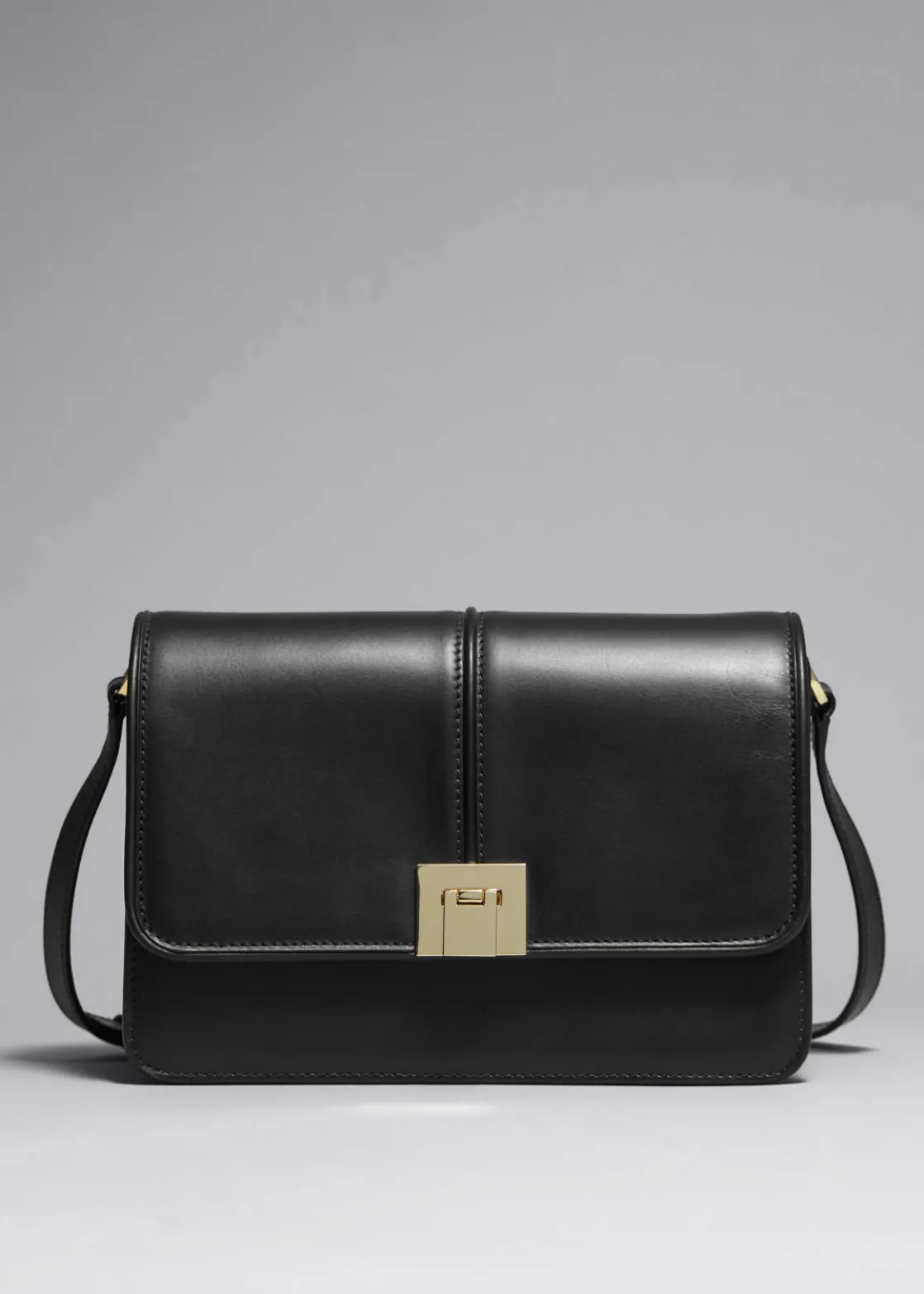 Classic Leather Shoulder Bag