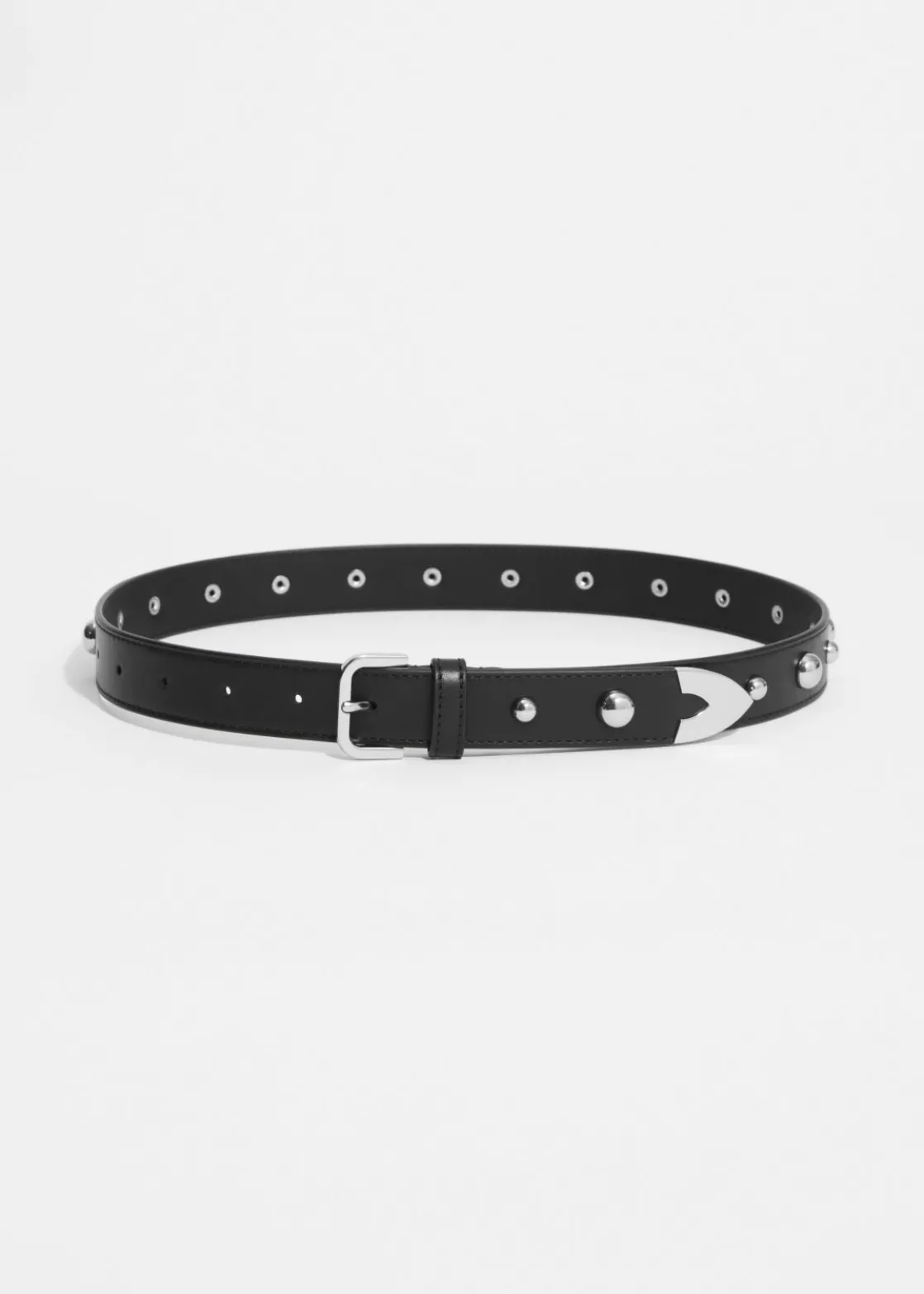 Studded Leather Belt