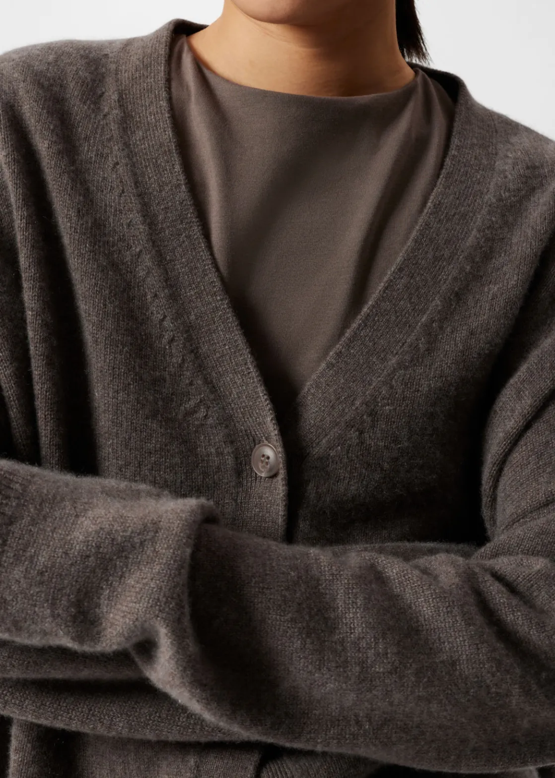 Oversized Cashmere Cardigan