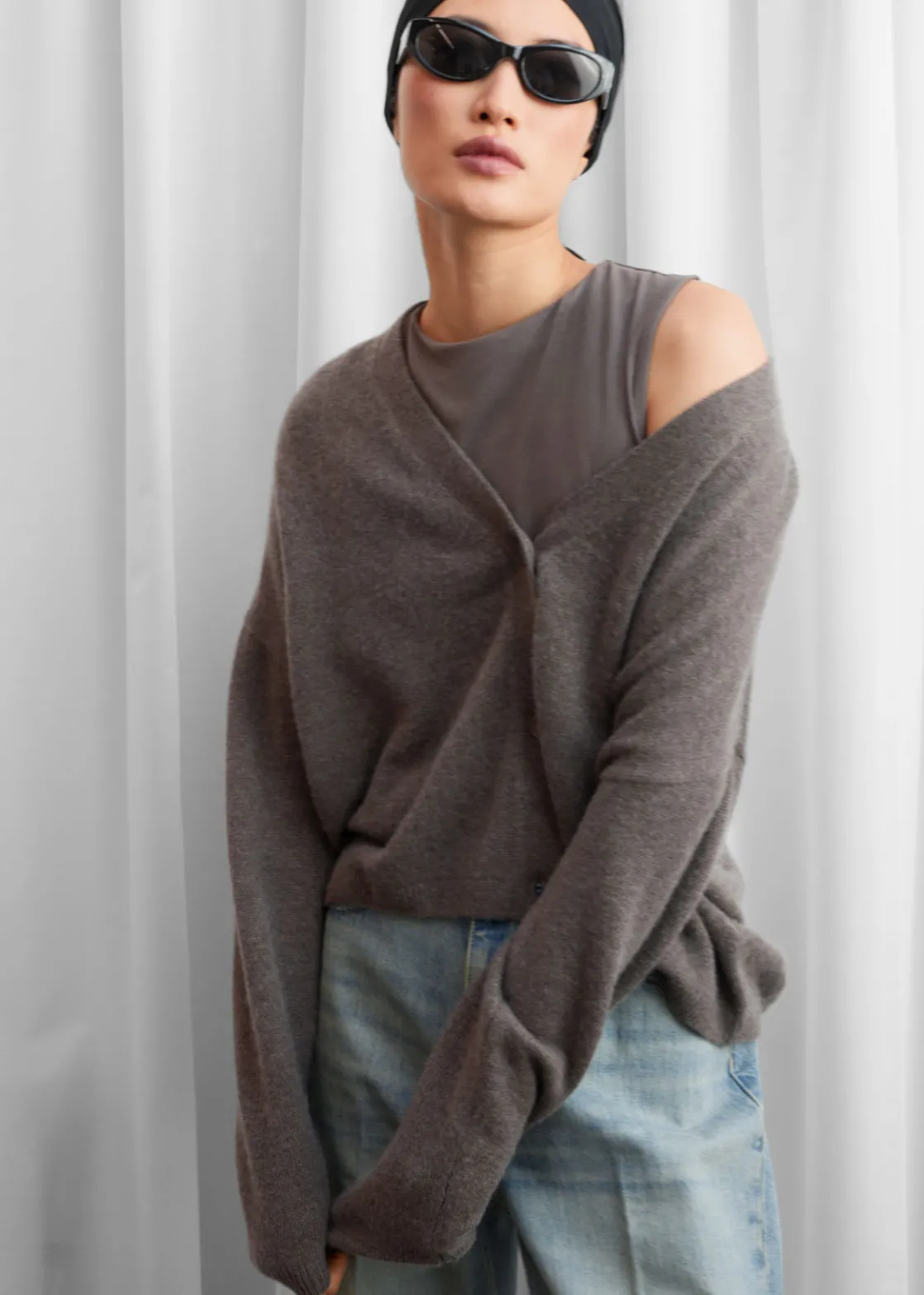 Oversized Cashmere Cardigan