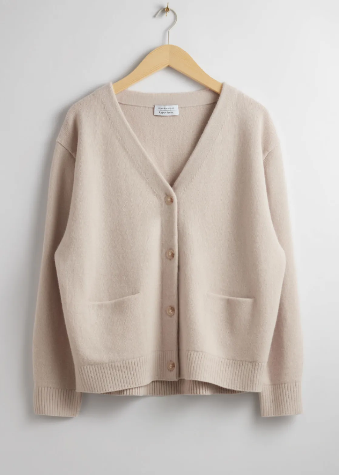 Oversized Wool Cardigan