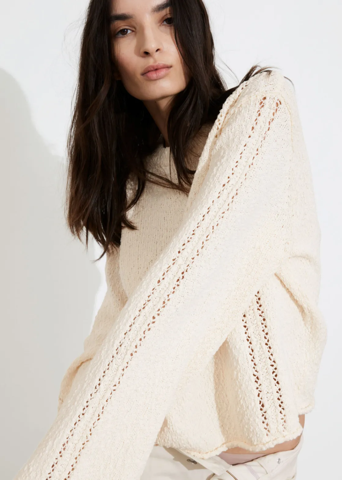 Oversized Textured Sweater