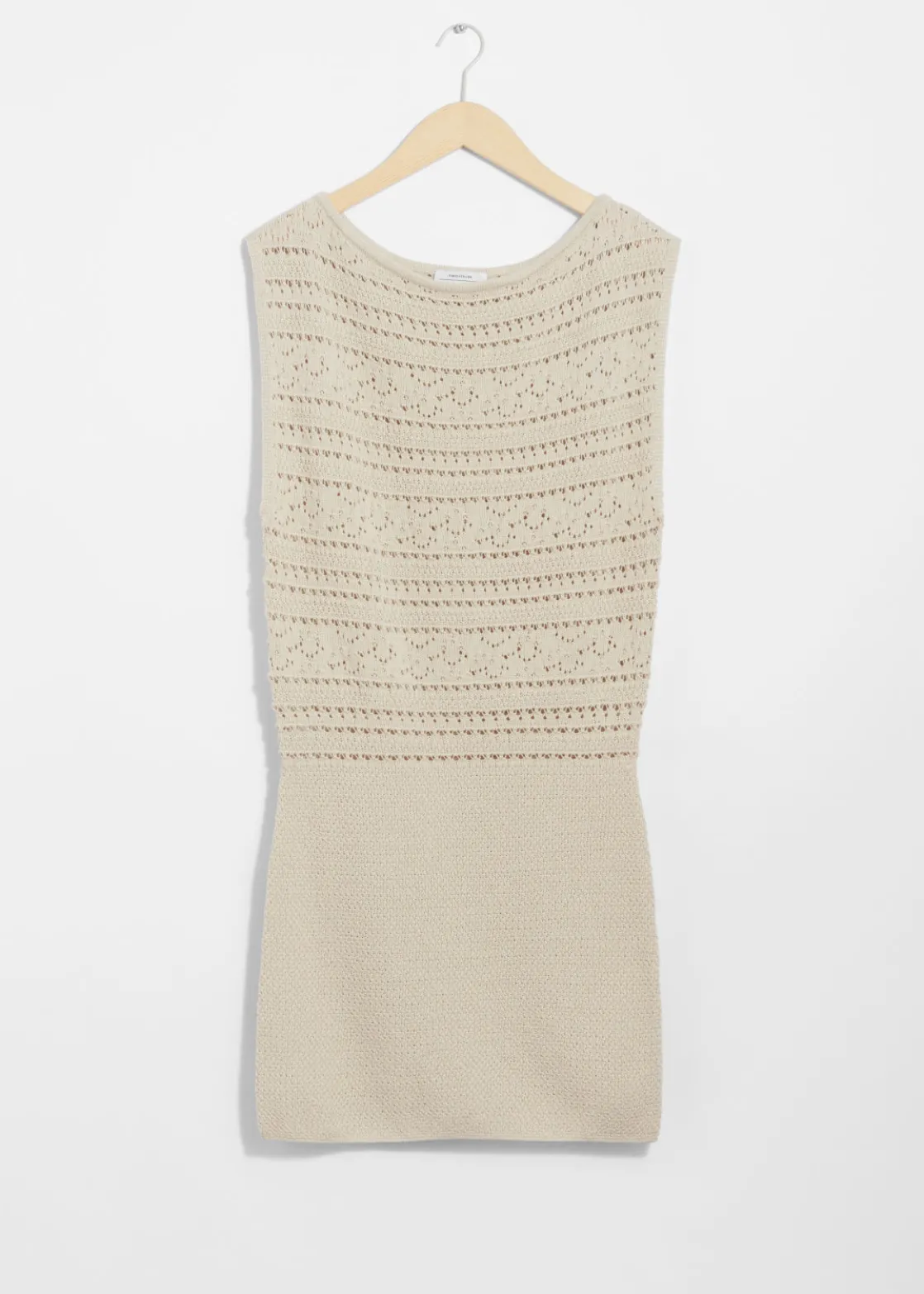 Crocheted Mini Dress