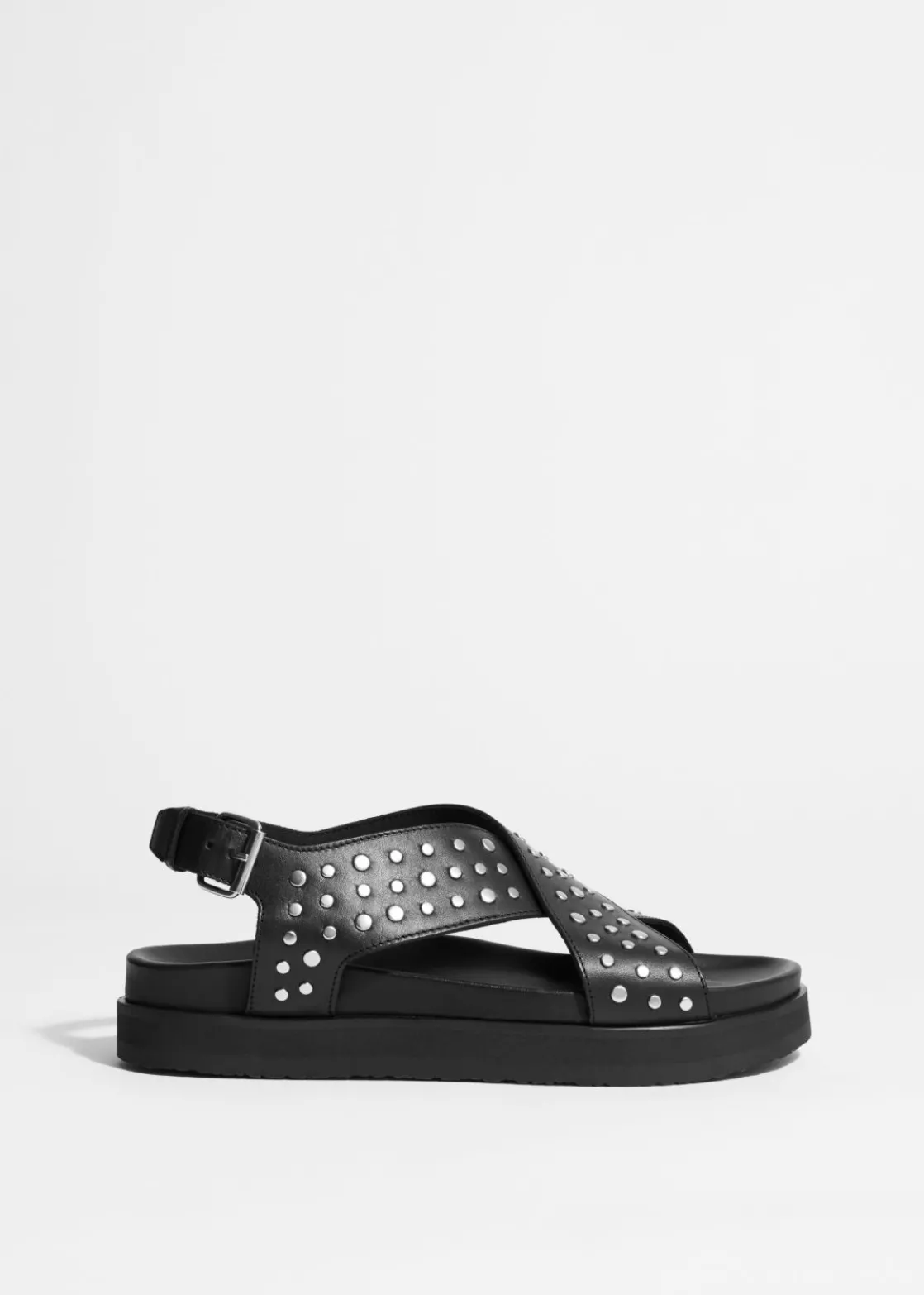 Studded Leather Sandals