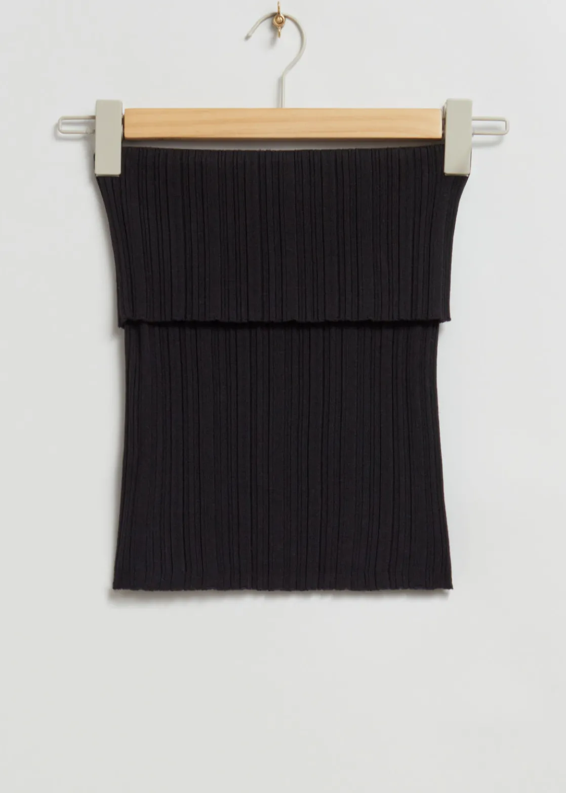 Off-The-Shoulder Knitted Tube Top