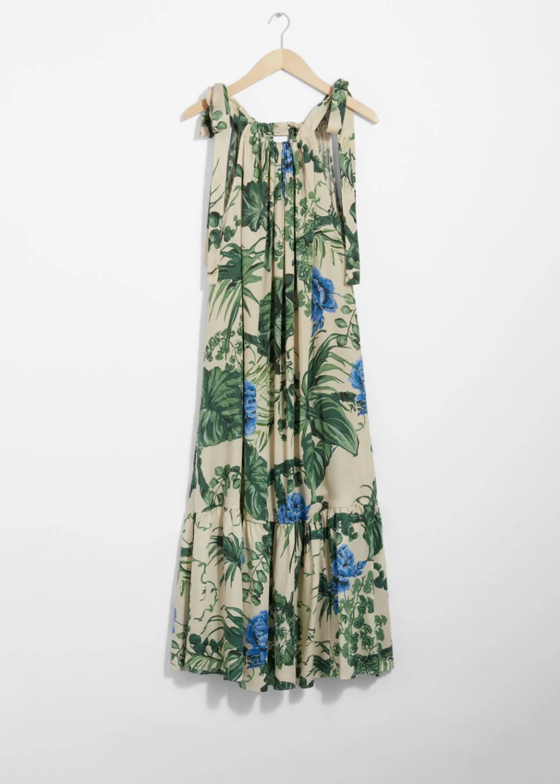 Gathered Sleeveless Midi Dress