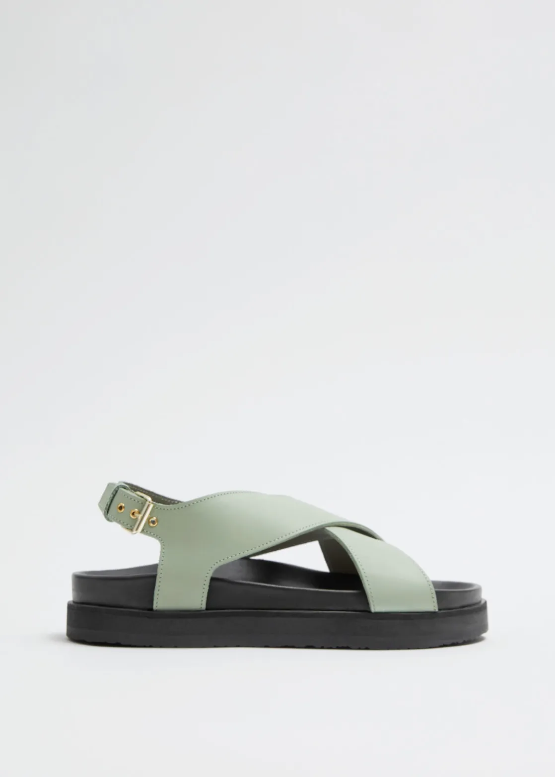 Criss-Cross Leather Sandals