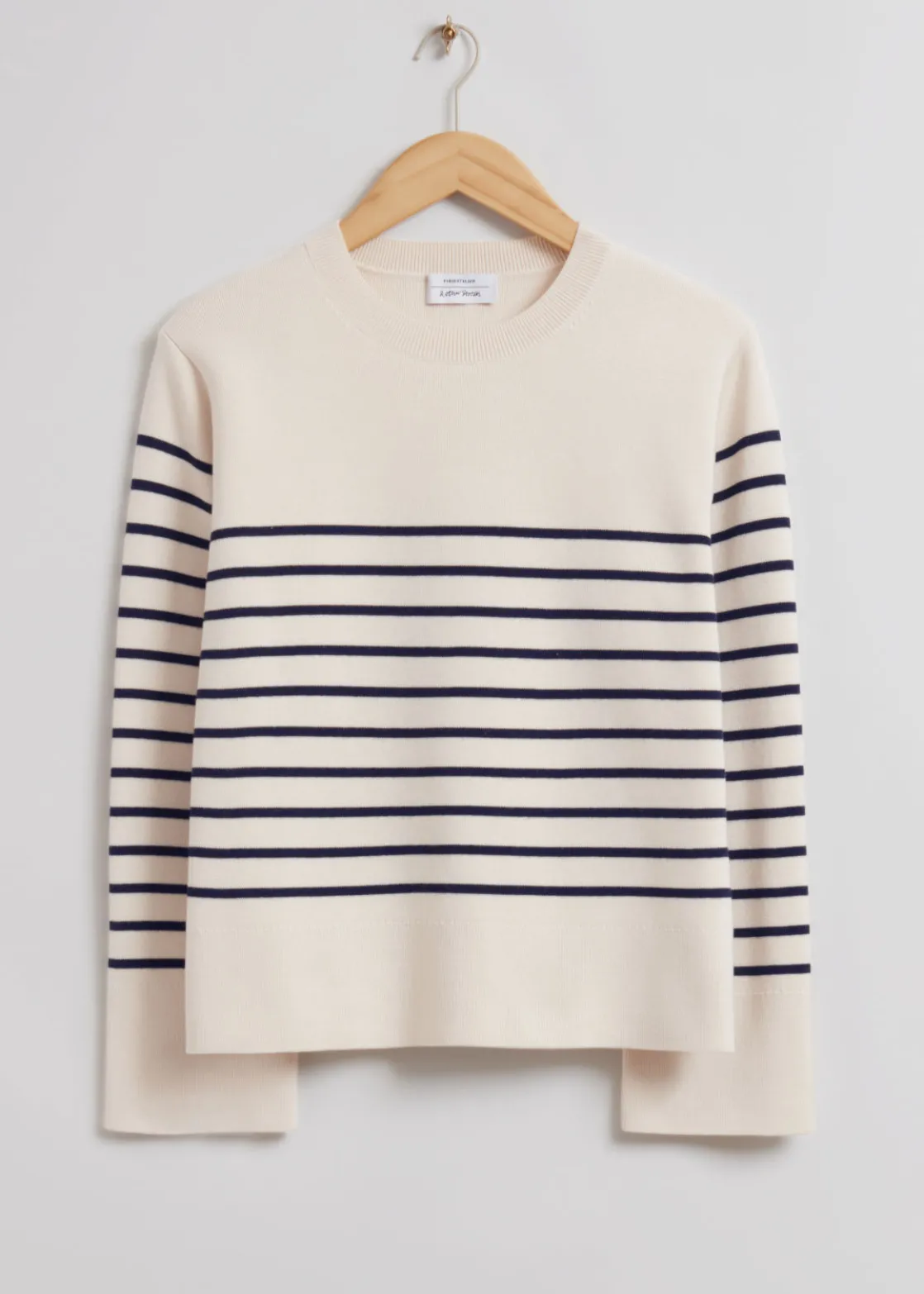 Boxy Nautical Striped Sweater