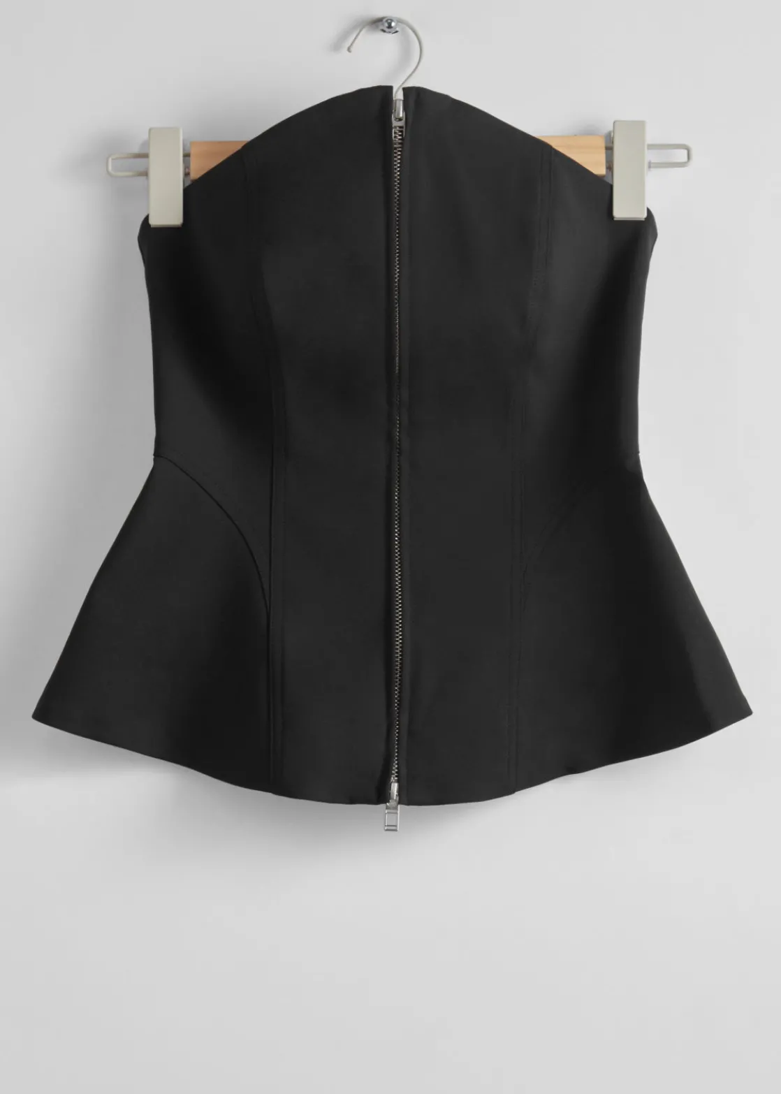 Flared Bustier Top
