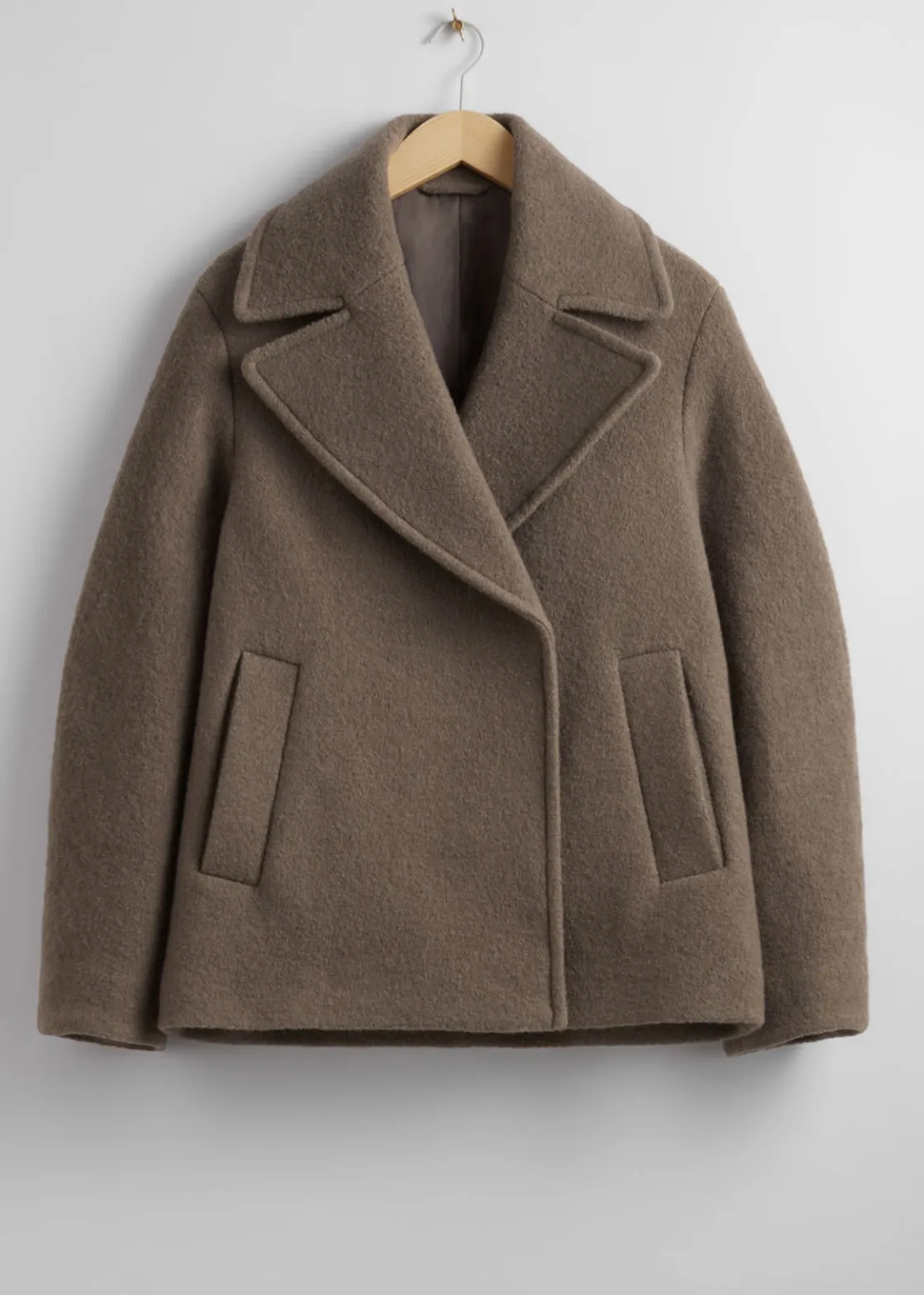 Double-Breasted Wool Jacket