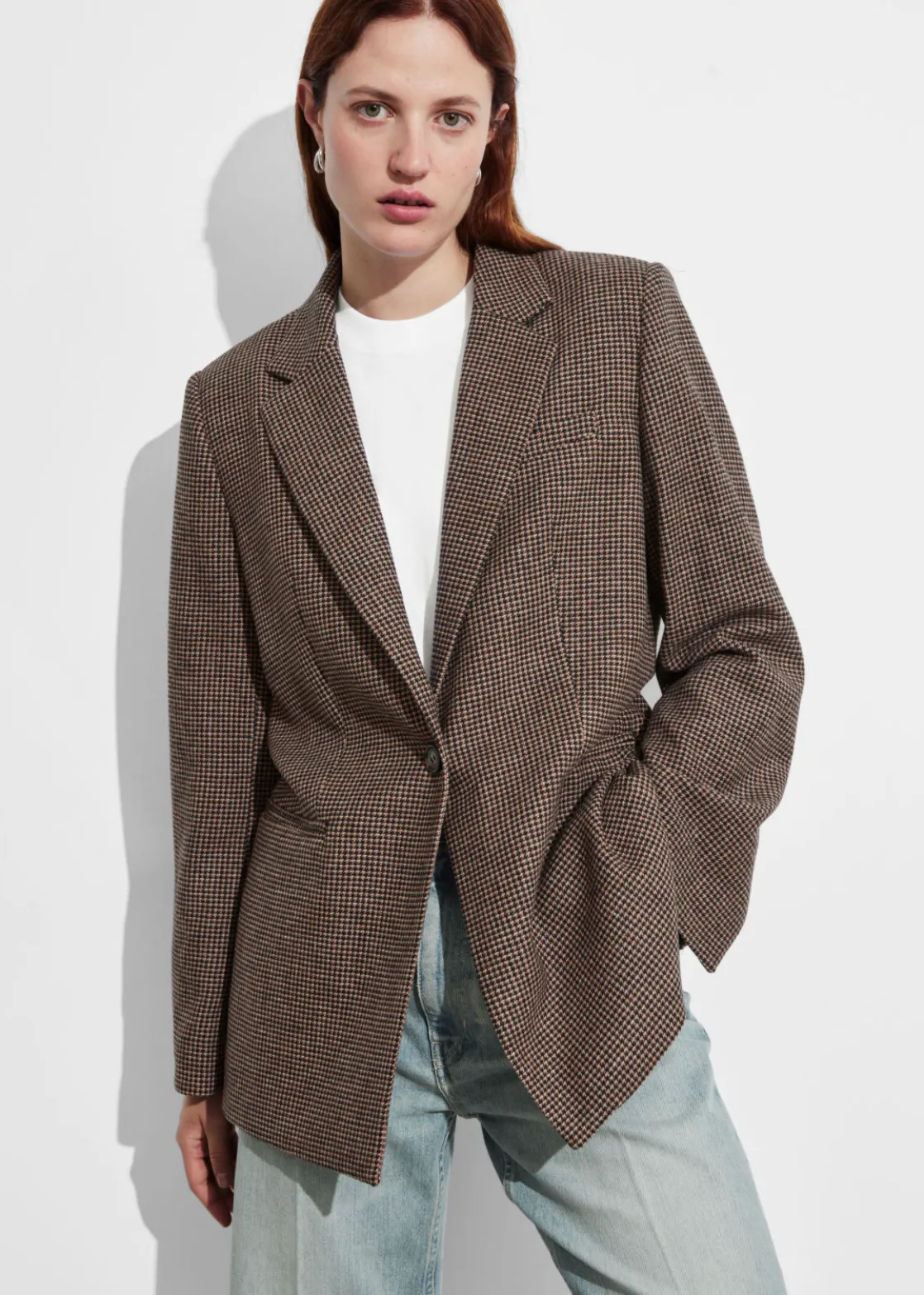 Wool-Blend Blazer