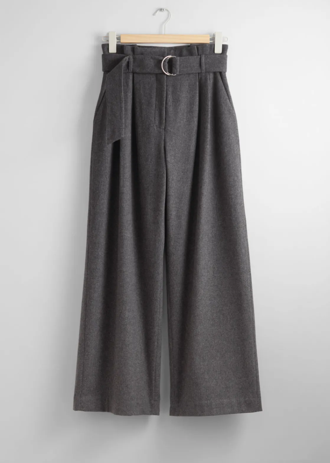 Wide Paperbag-Waist Trousers