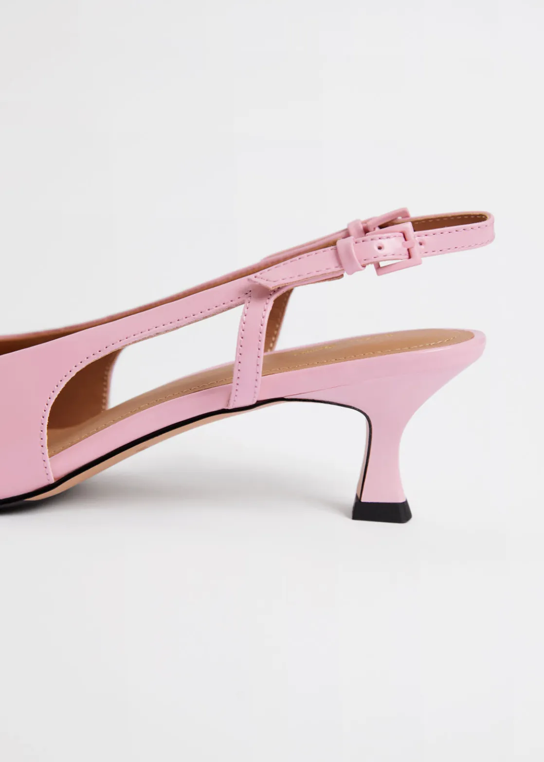 Slingback Leather Pumps