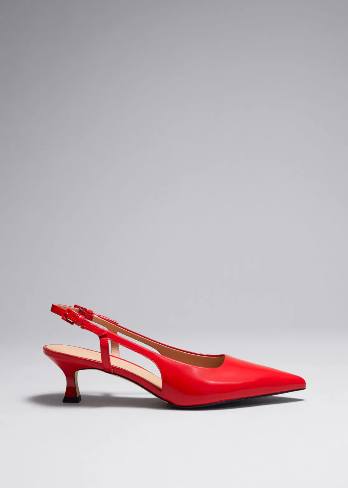 Slingback Leather Pumps