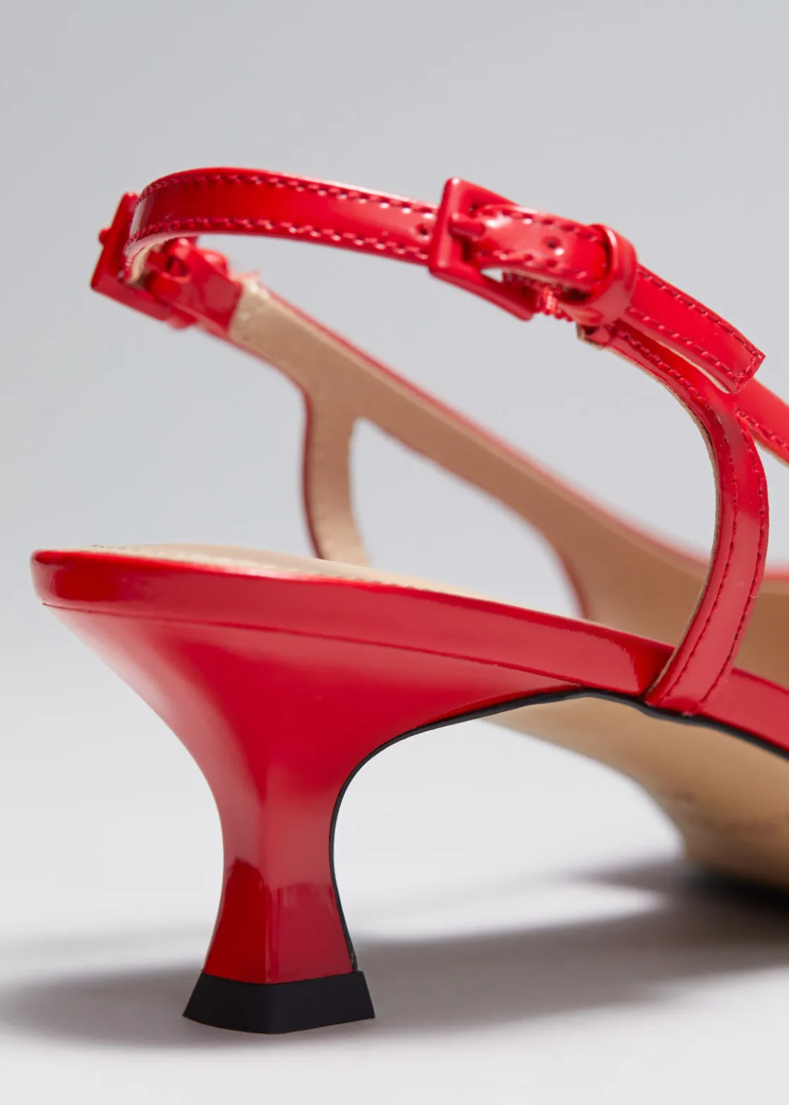 Slingback Leather Pumps