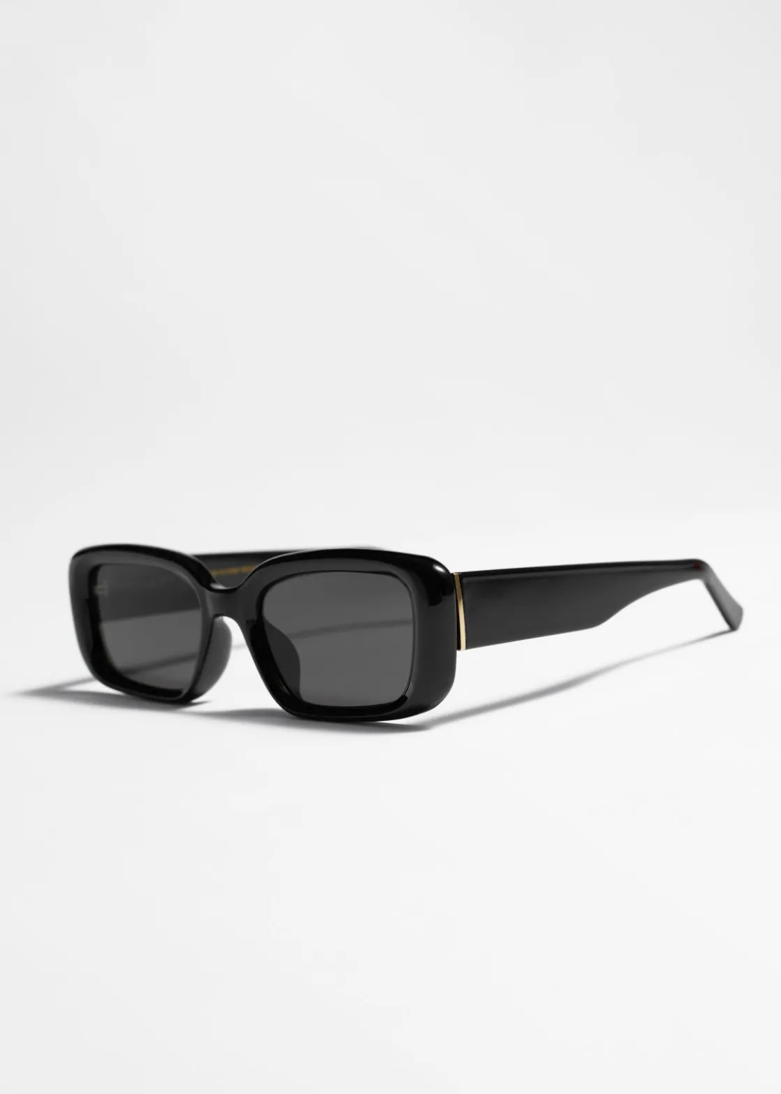 Bold Rectangular-Frame Sunglasses