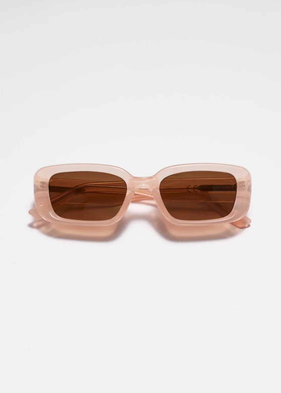 Bold Rectangular-Frame Sunglasses