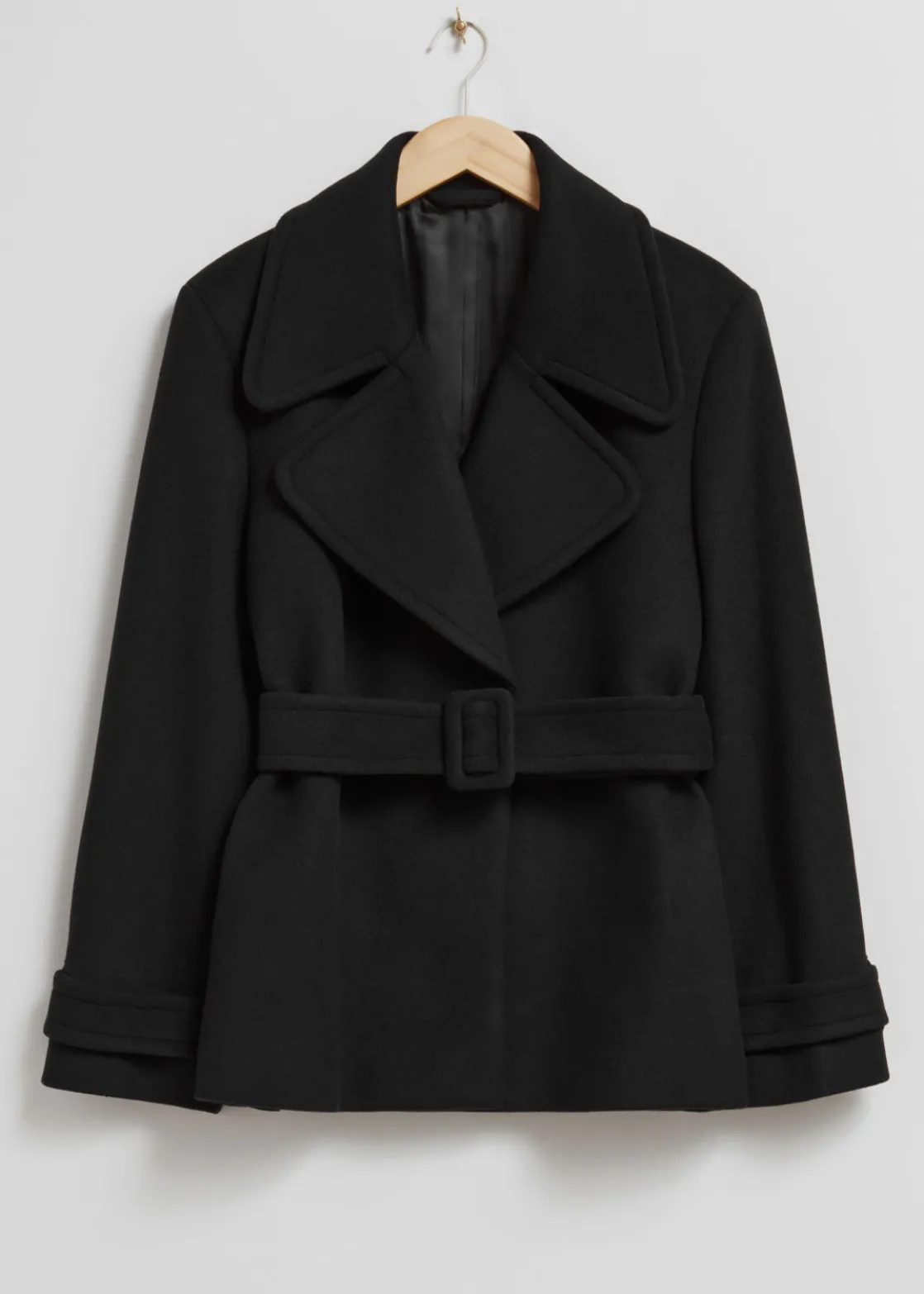 Belted Wool Jacket