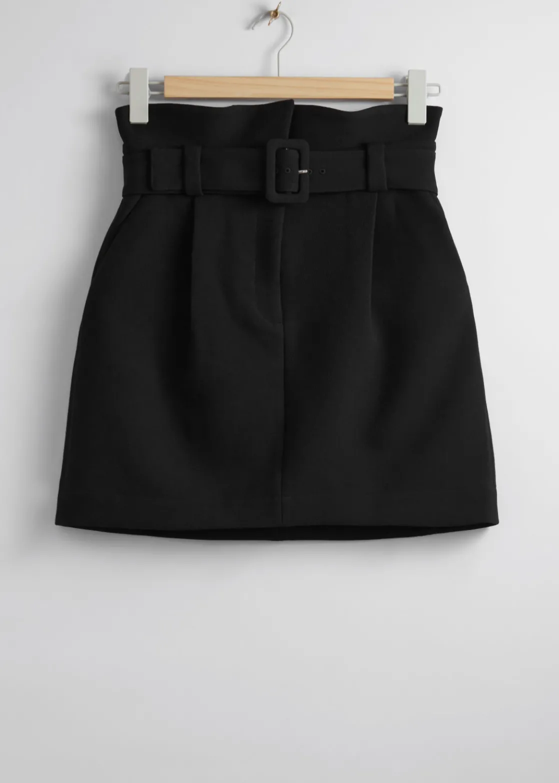 Paperbag Waist Mini Skirt