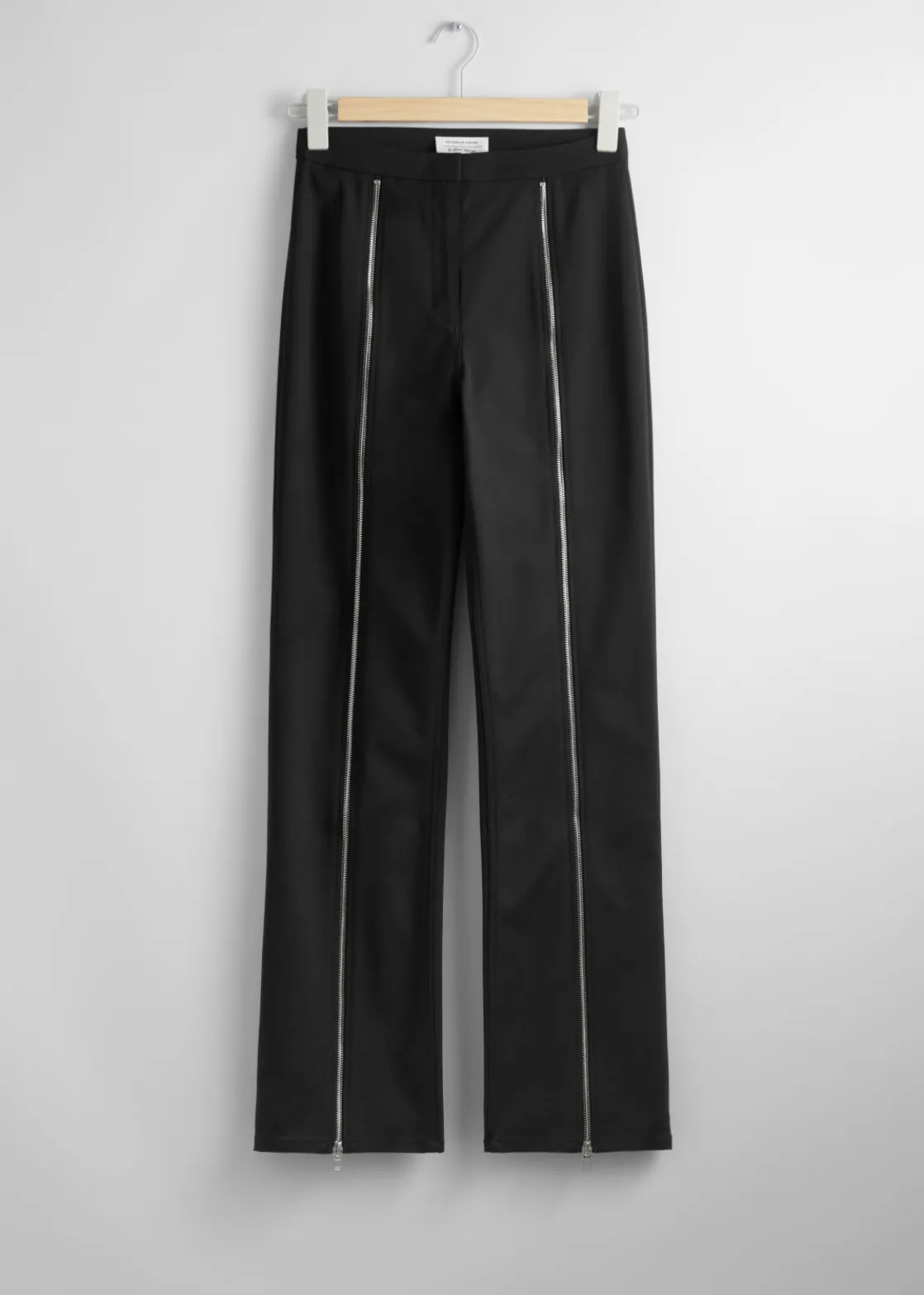 Zipper-Detailed Trousers