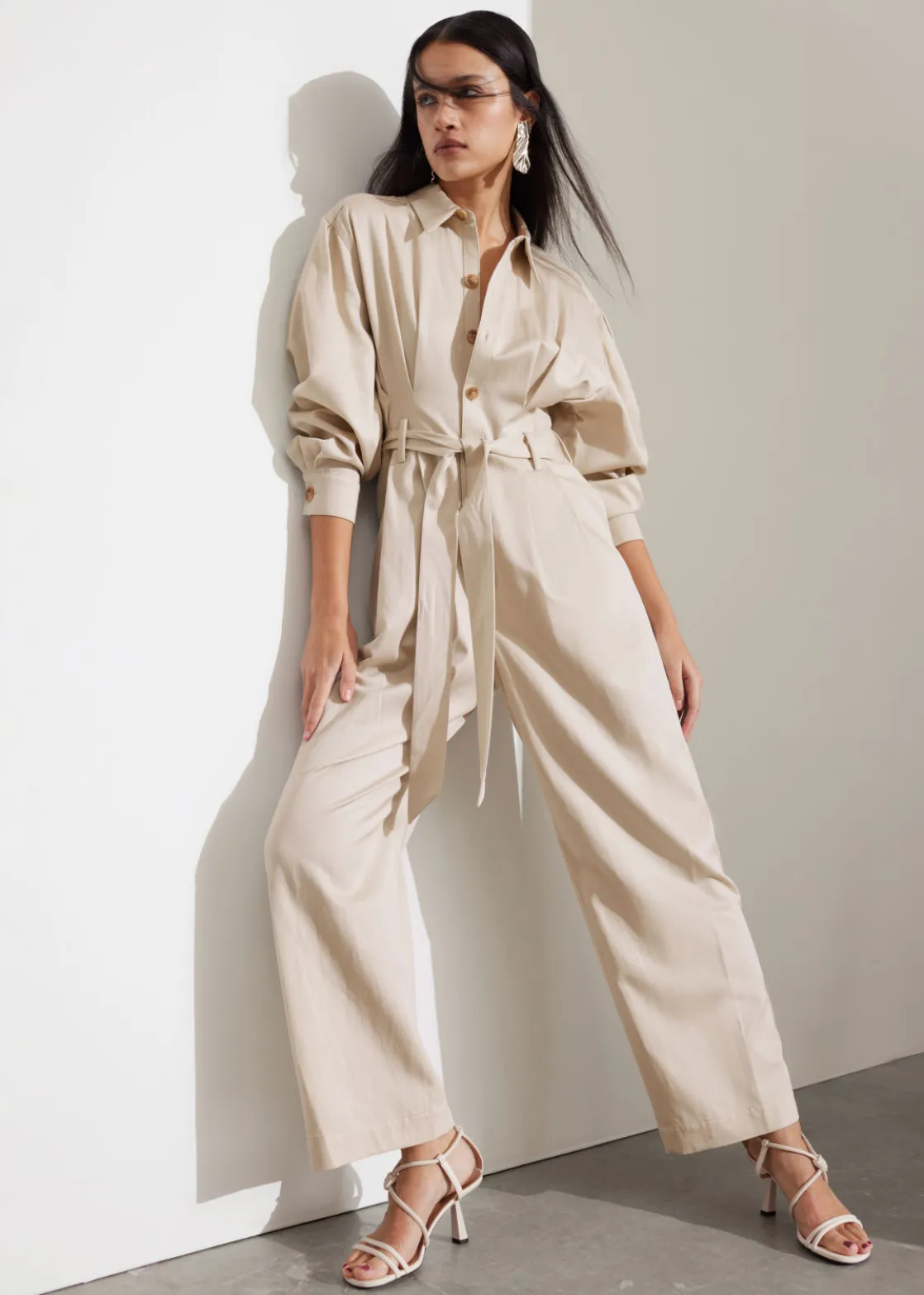 Relaxed Belted Jumpsuit