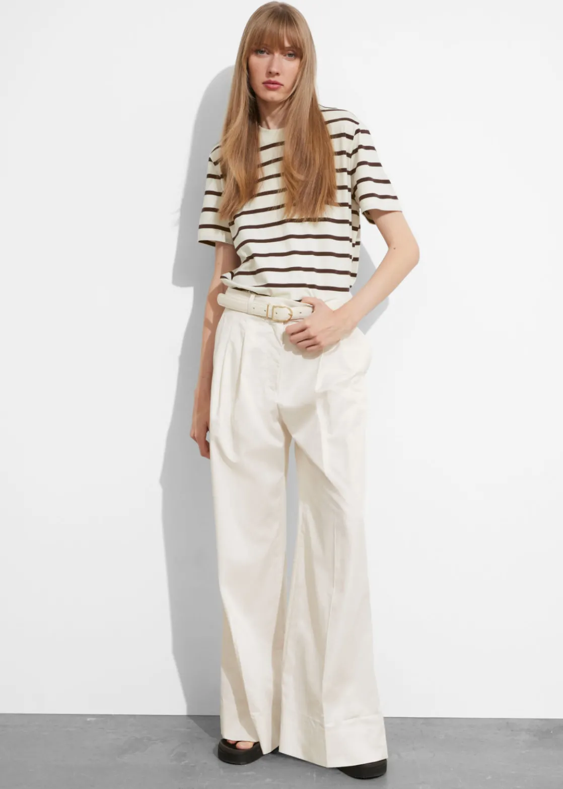 Wide Tailored Trousers