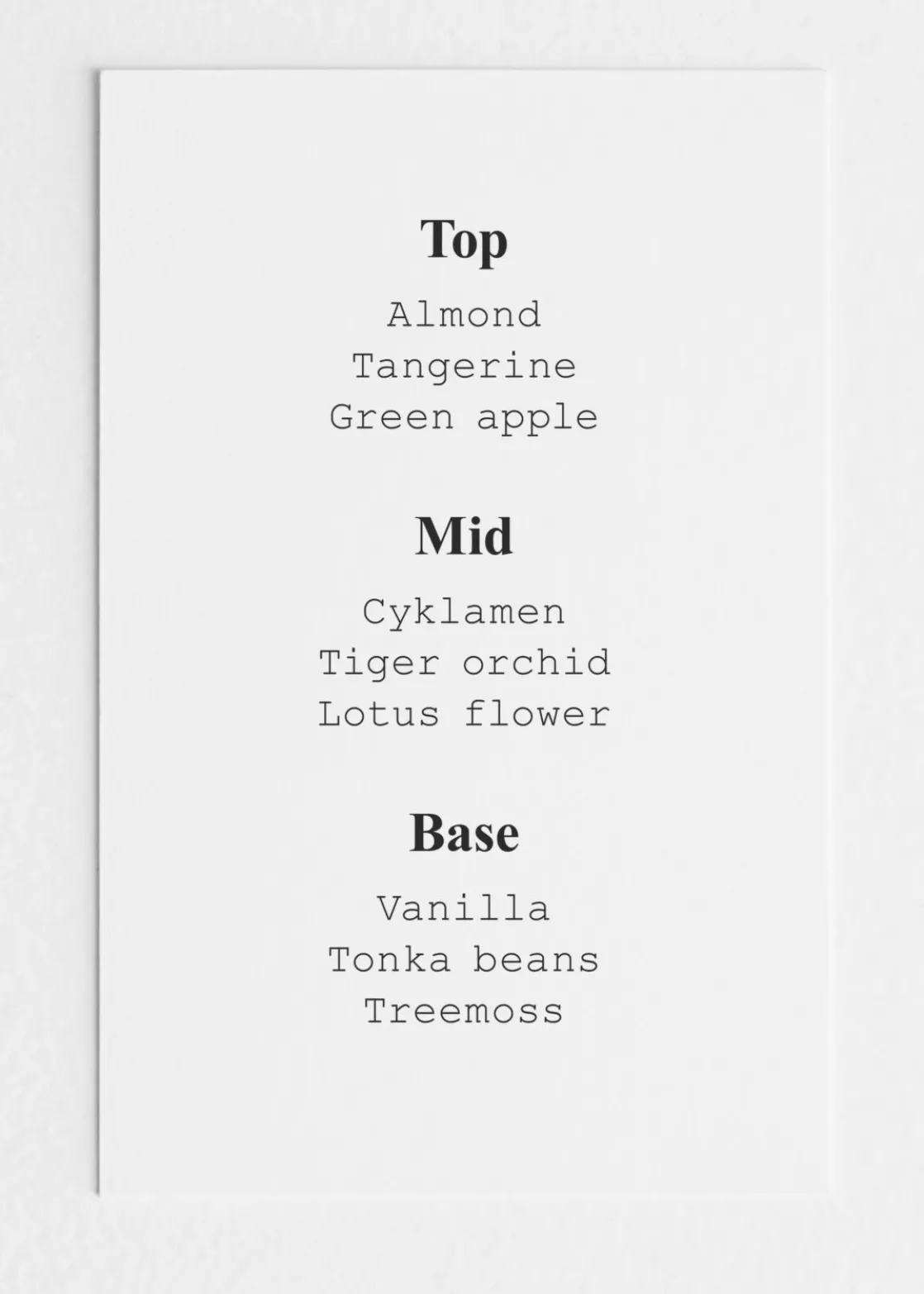 Arabesque Wood Hand Lotion