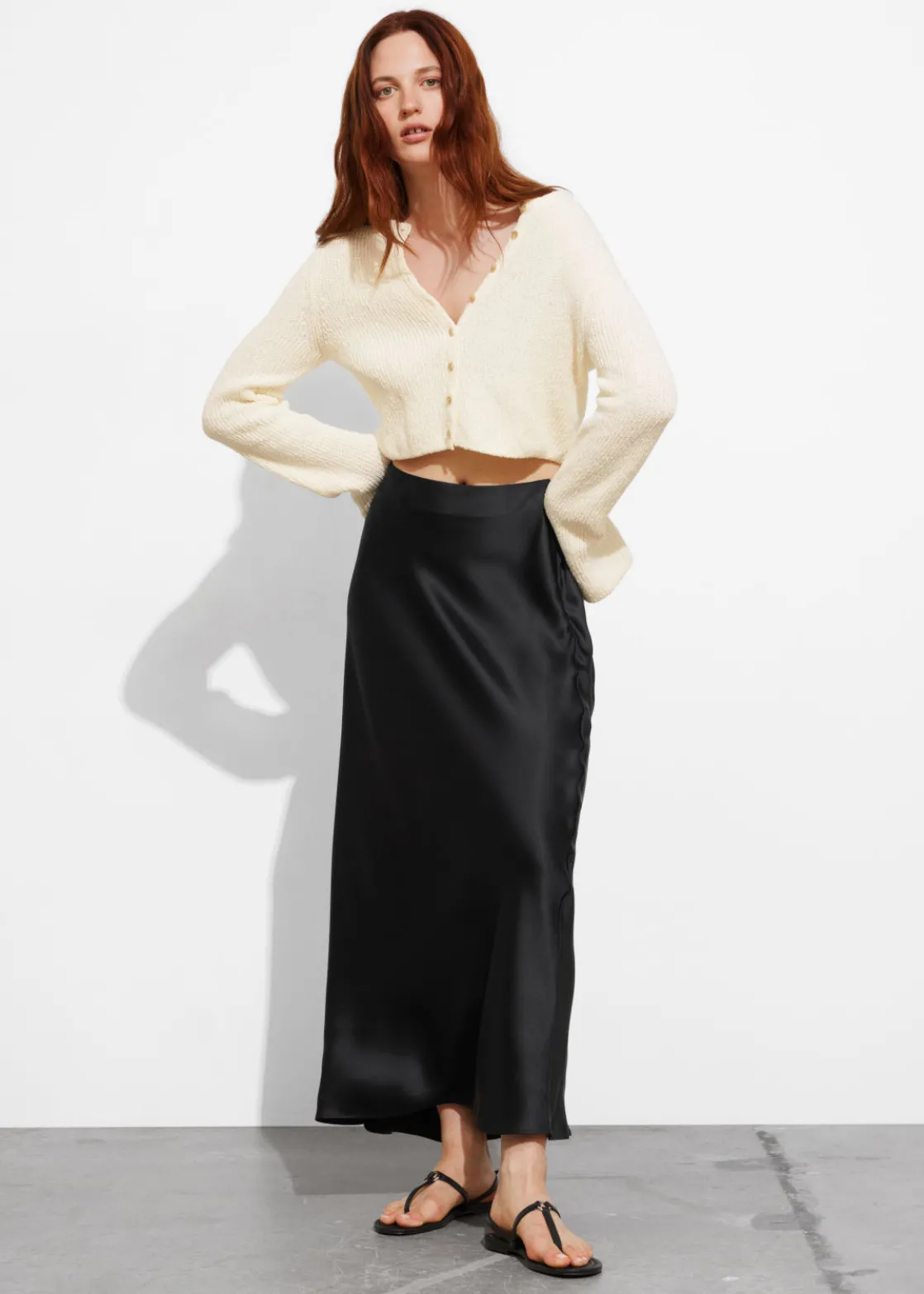 Satin Maxi Skirt