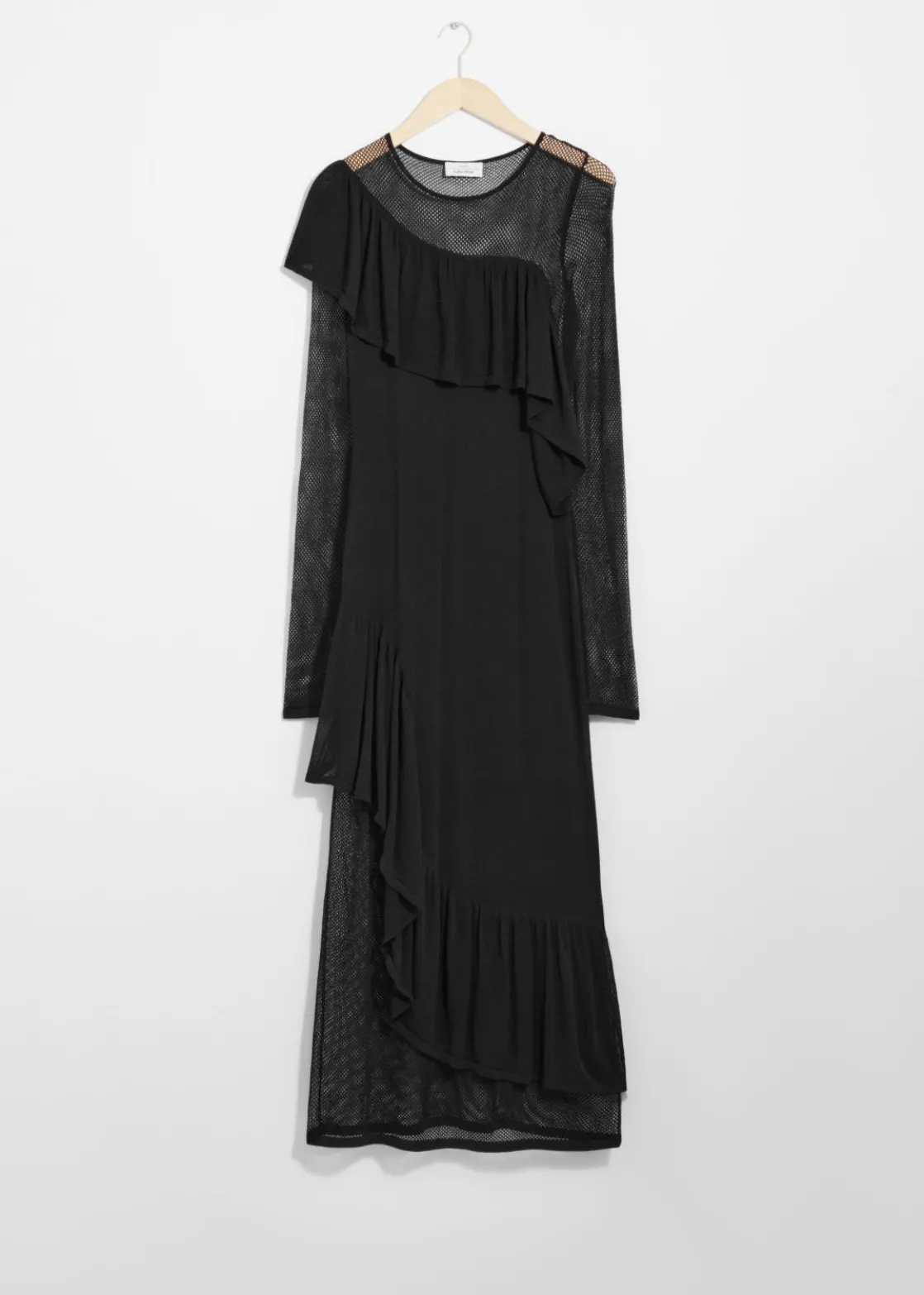 Layered Knit Midi Dress