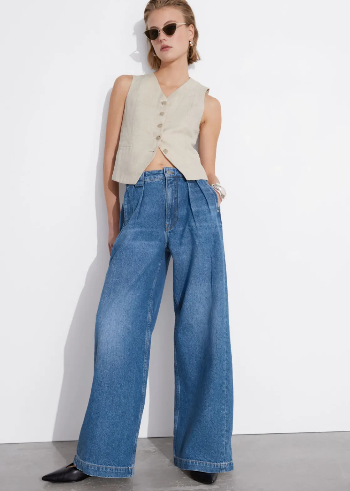 Relaxed Wide Jeans