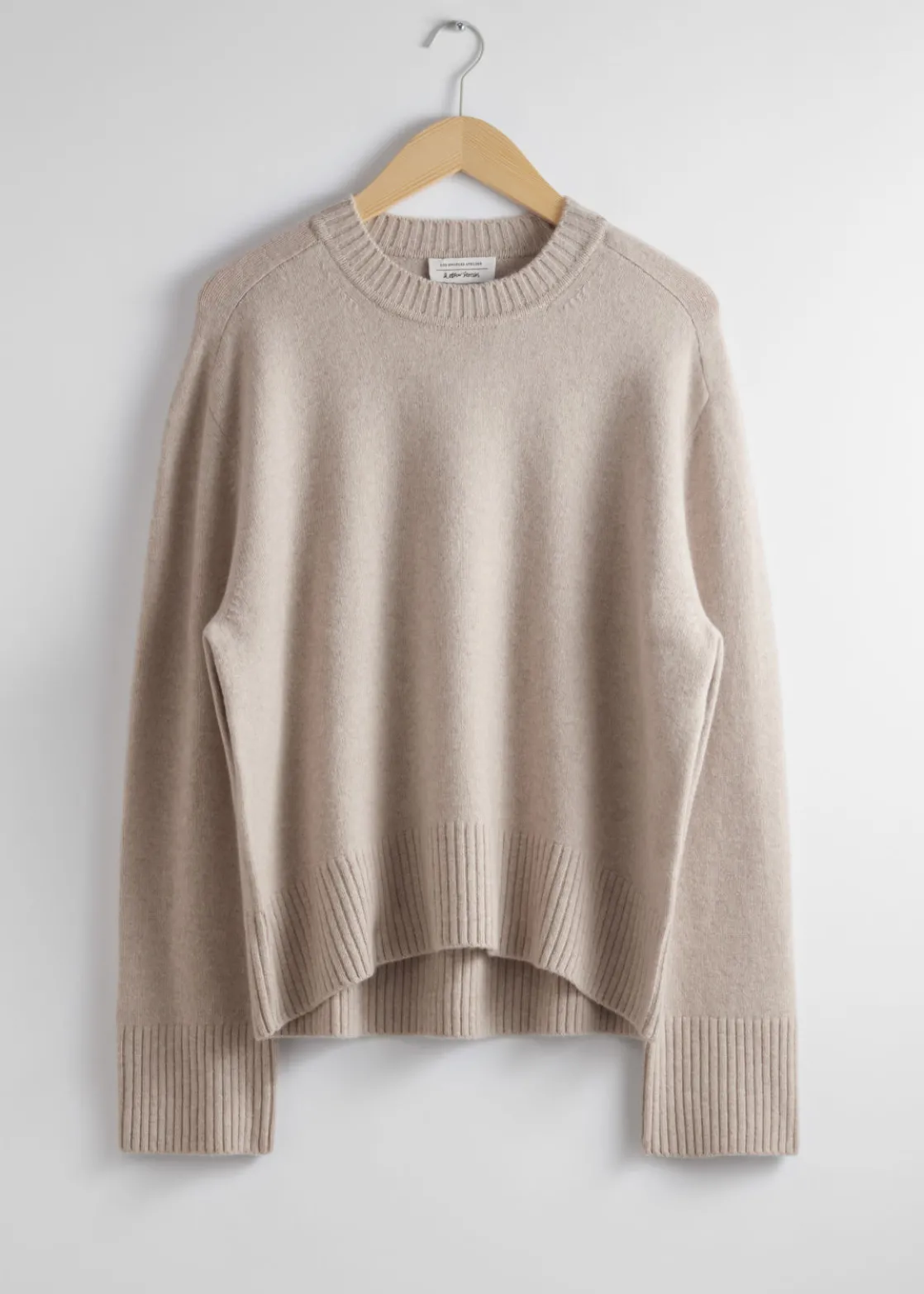 Boxy Cashmere-Blend Sweater