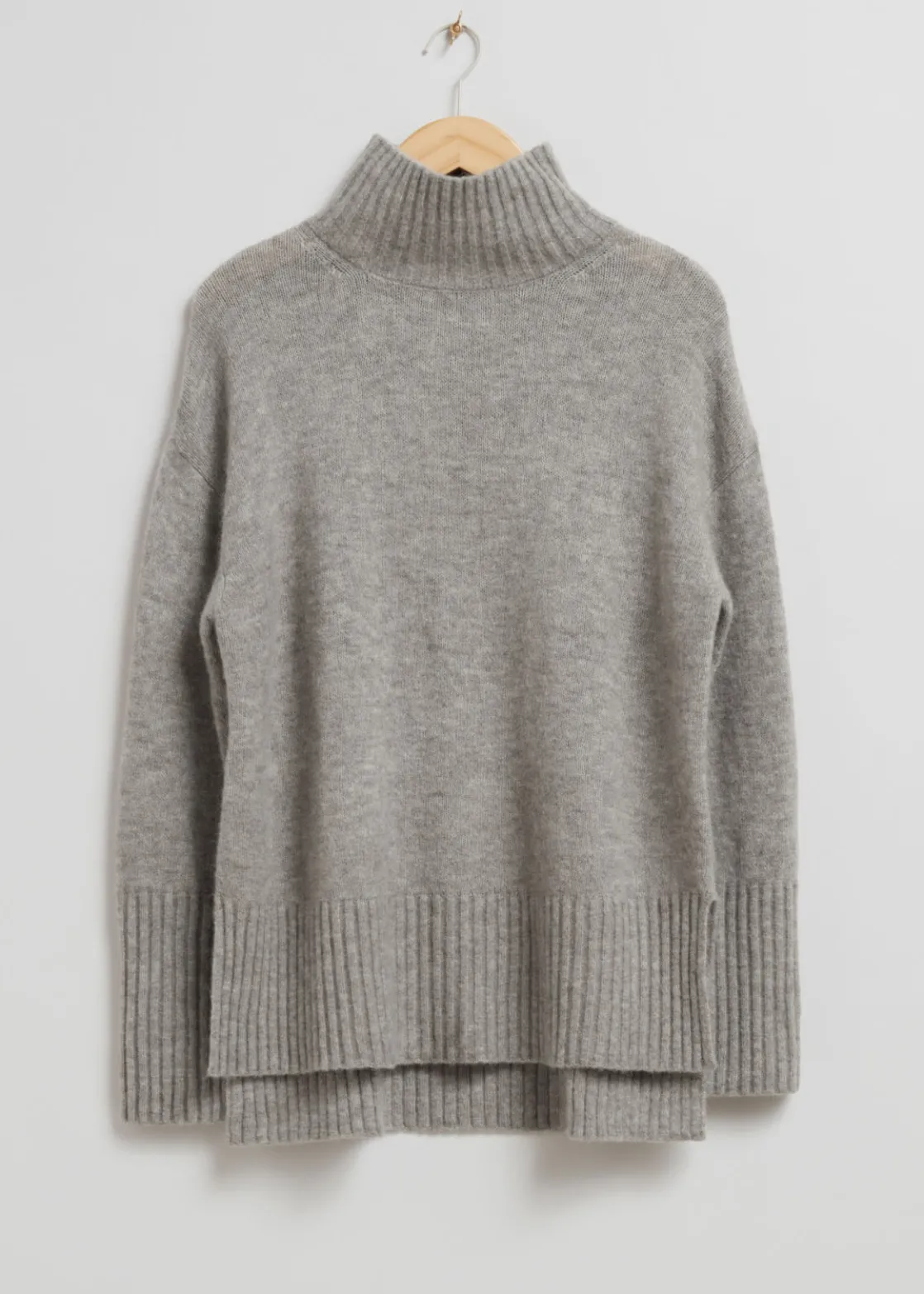 Mock Neck Knit Sweater