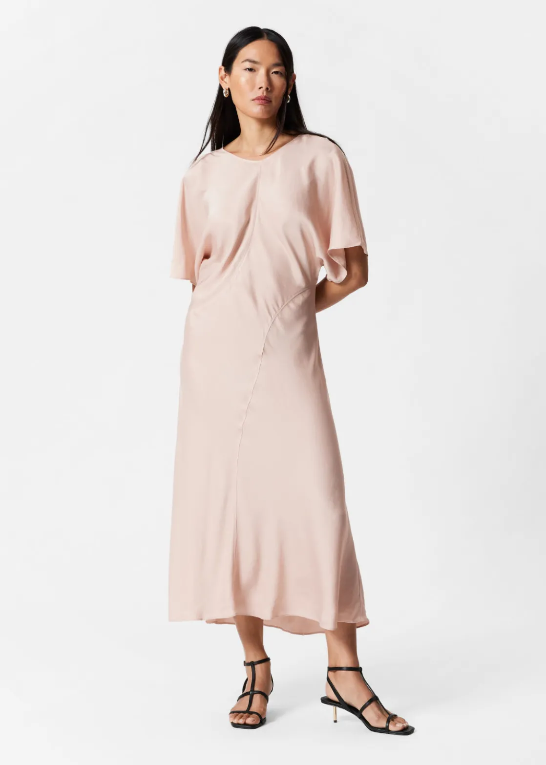 Satin Midi Dress