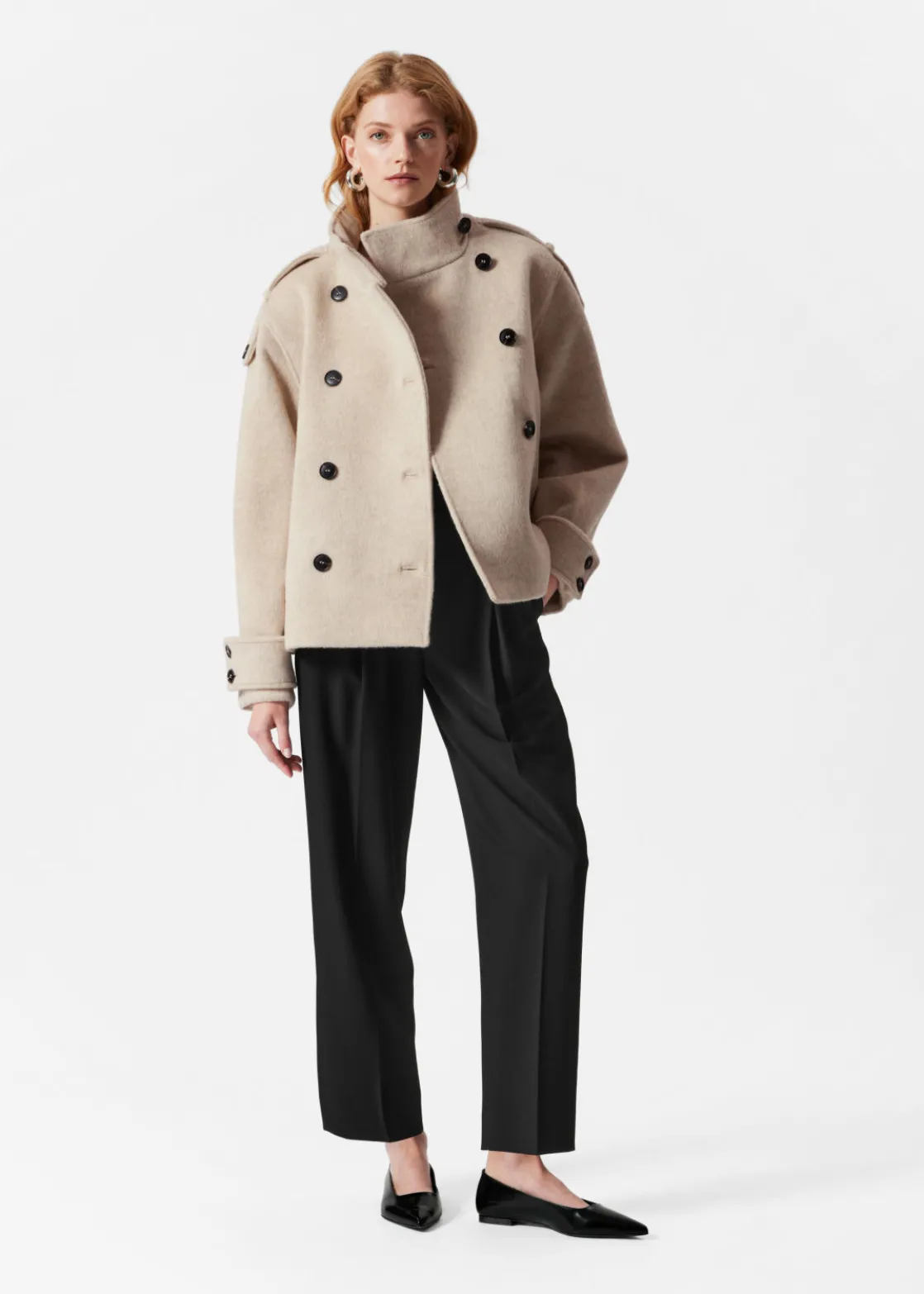 Double-Breasted Wool Jacket