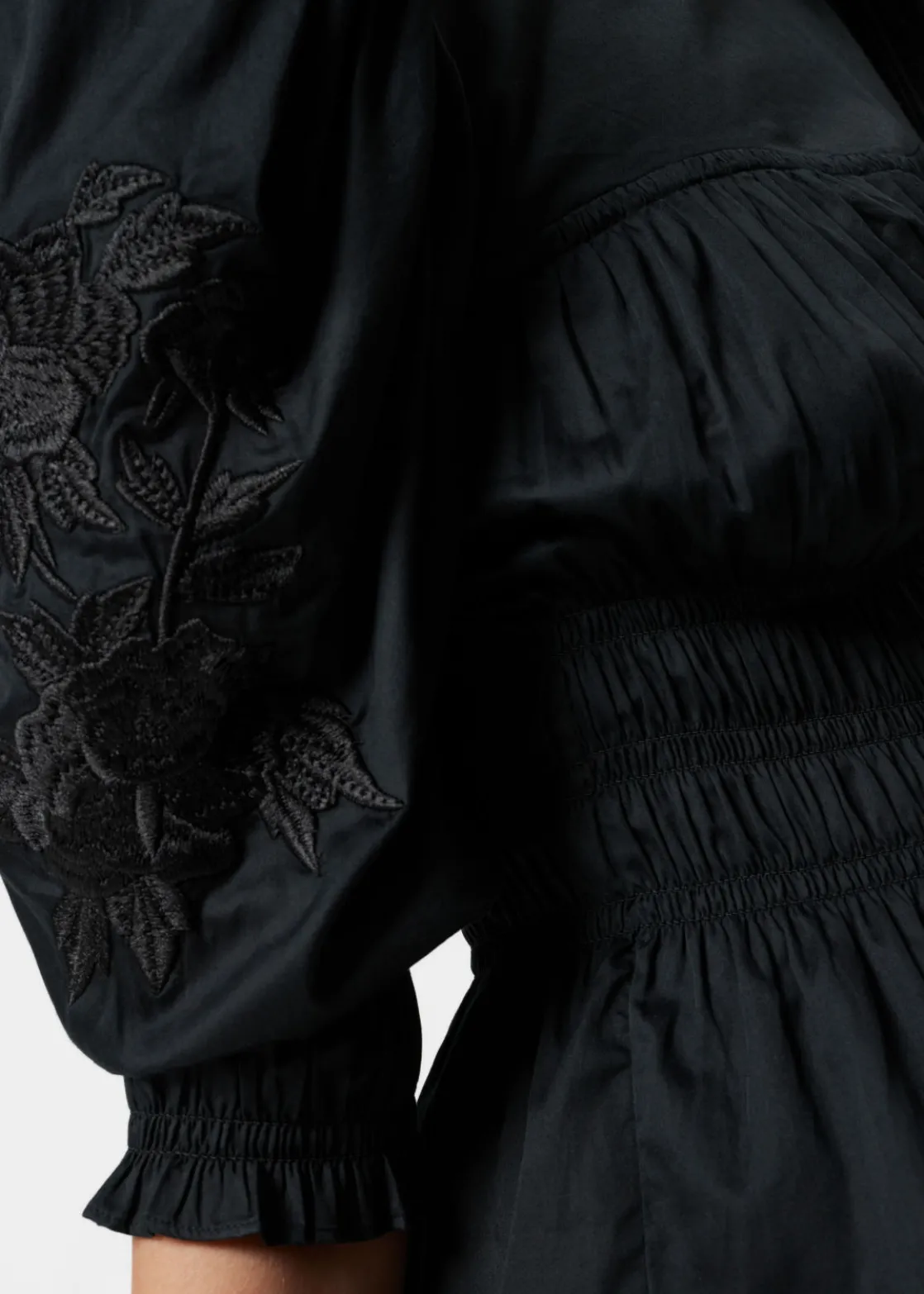 Puff Sleeve Peplum Blouse