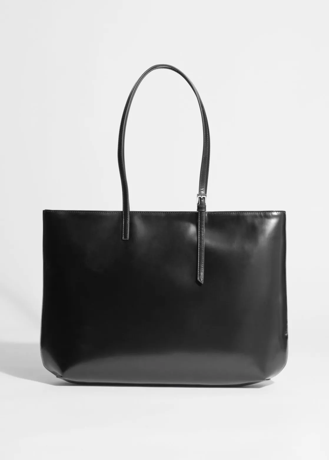 Structured Leather Tote