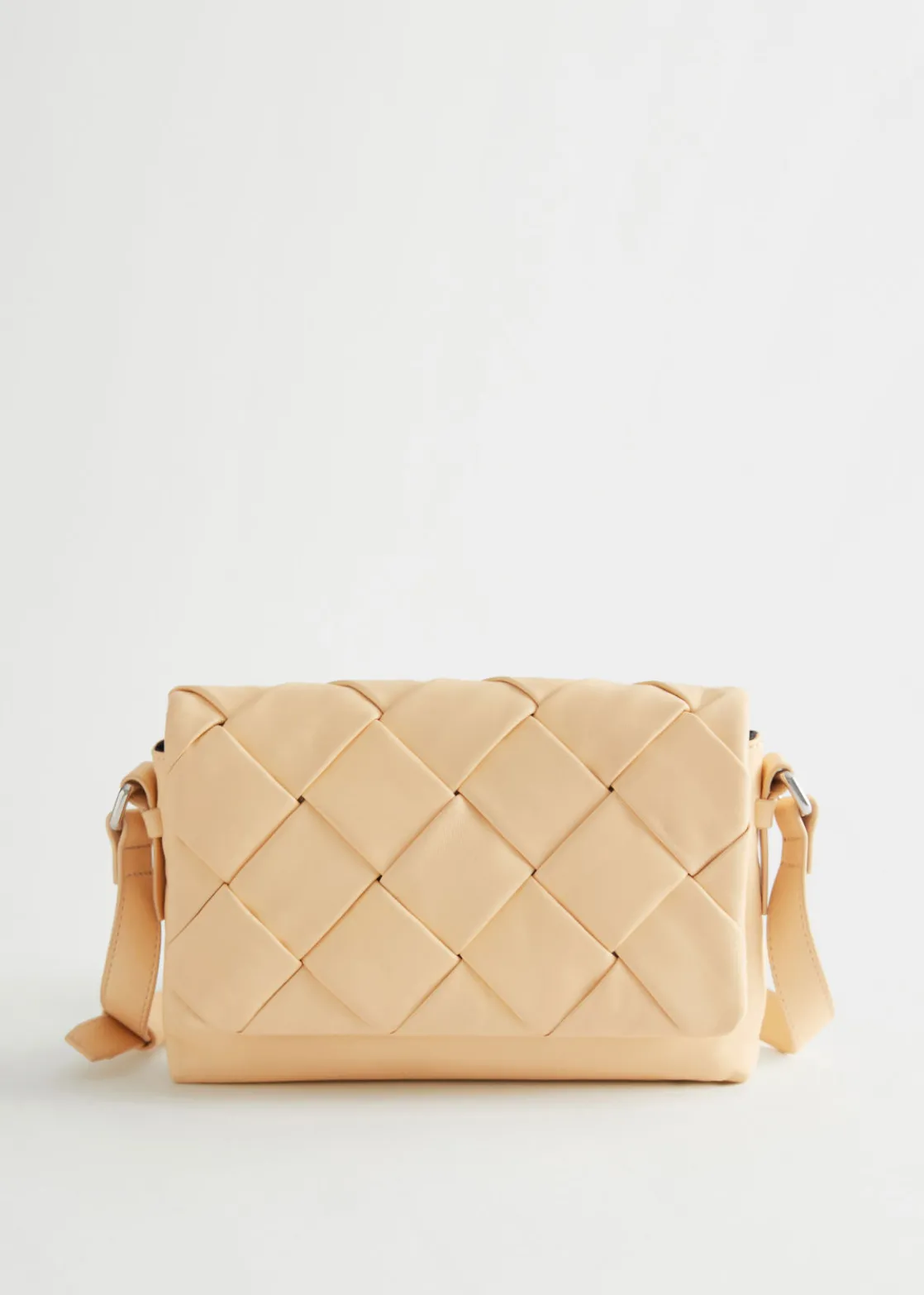 Braided Leather Crossbody Bag